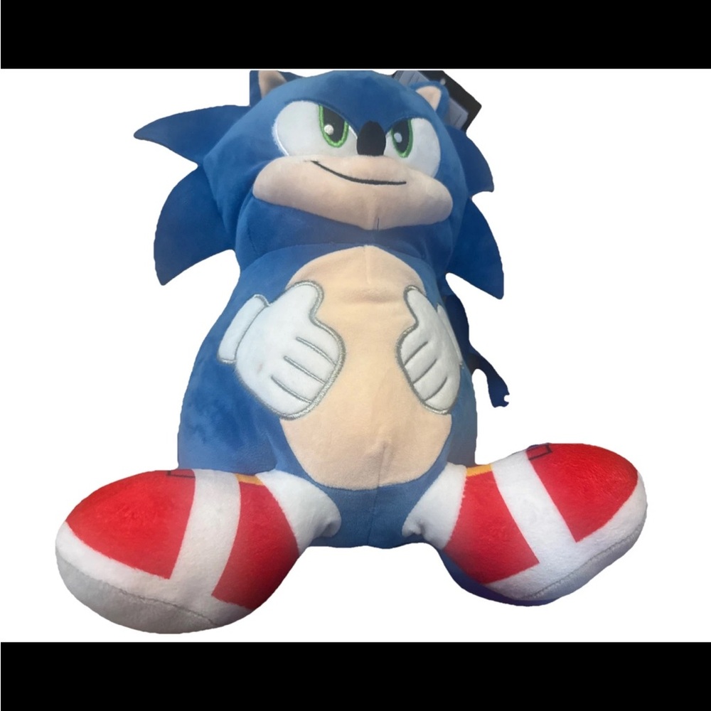 Sega Sonic the Hedgehog Character Pillow Plush Large Plush New With Tags
